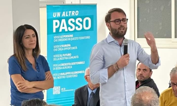 SESSA AURUNCA – ‘Un altro passo…’, Schiavone pronto per la sfida europea al fianco di Pina Picierno